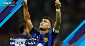 Đội hình dự kiến trước trận Inter vs Pisa